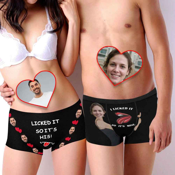 I'm Nuts About You Boxer,Girlfriend Photo Underwear,Custom Boxer Briefs w  Face,F