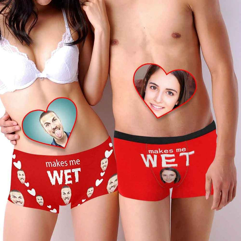 Custom Funny Boxer Briefs with Wife Face Personalized Print Underwear for  Men (S-5XL) 