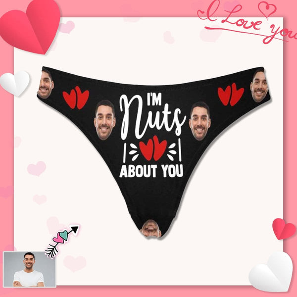 Custom I‘m Nuts About You Women's Thongs
